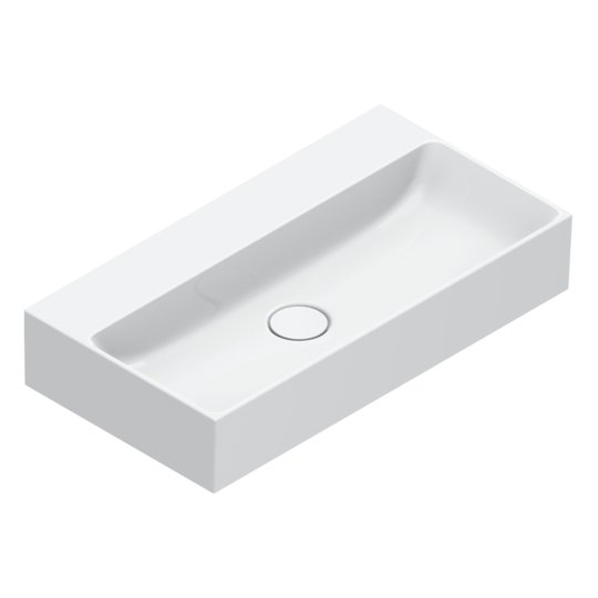 Раковина керамическая 60х35 см Catalano Premium, Bianco lucido (02 2065 0001) На столешницу, Подвесные Прямоугольные