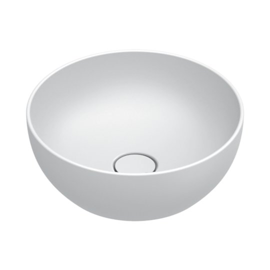 Раковина керамическая Ø40 h15 см Catalano Green, Bianco satinato (04 2340 0021) На столешницу, Накладной Круглые