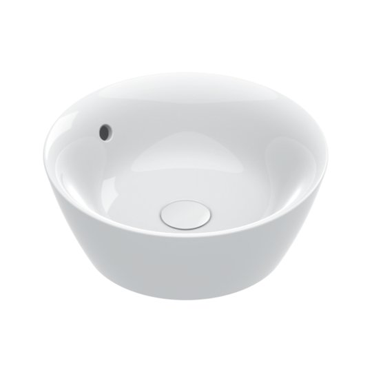 Керамическая раковина Ø42 h16 см Catalano Italy, Bianco lucido (07 2342 0001) На столешницу, На тумбу, Накладной Круглые