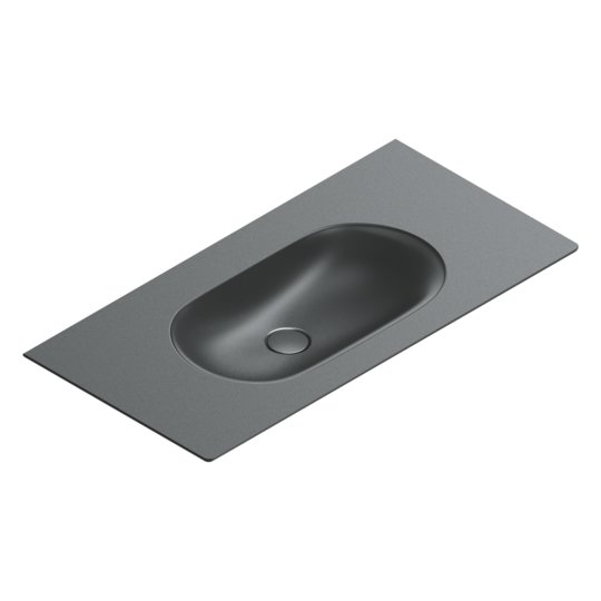 Керамическая раковина 100х50 см Catalano Sfera, Nero satinato (05 2101 0022) Встраиваемые сверху, На столешницу, Подвесные Прямоугольные