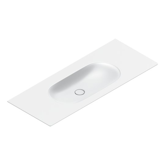 Керамическая раковина 125х50 см Catalano Sfera, Bianco satinato (05 2126 0021) Встраиваемые сверху, Подвесные Прямоугольные