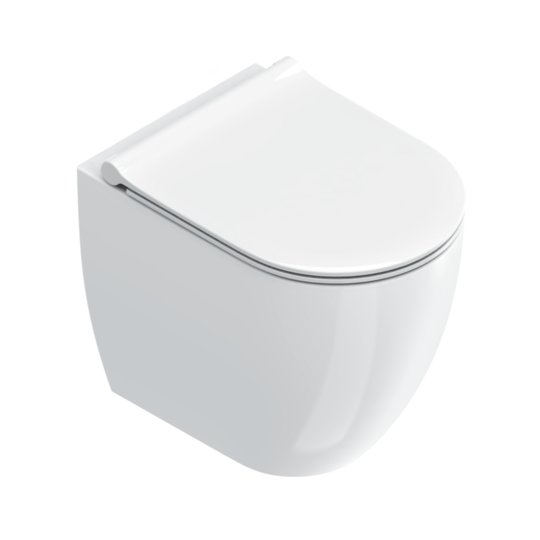 Напольный унитаз Catalano Sfera, с сиденьем Soft Close, Bianco lucido (05 1250 0001+05 5120 0001) Напольные 