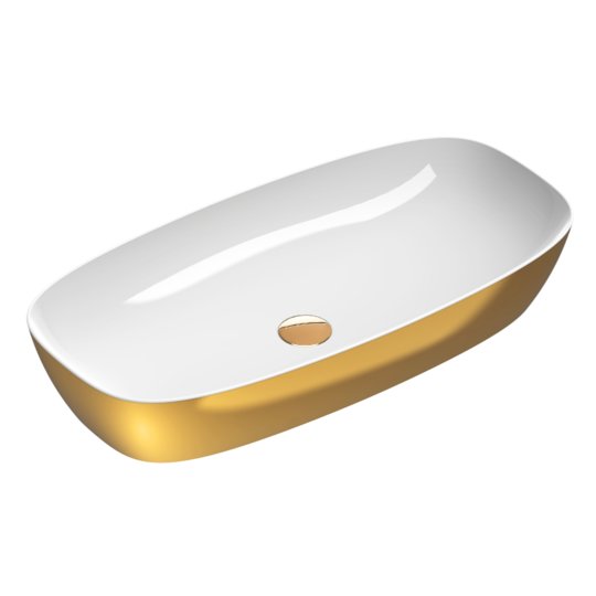 Керамічна раковина 80х40 см Catalano Alvea, Oro/Bianco (06 2280 0042) На стільницю, На тумбу, Накладної 