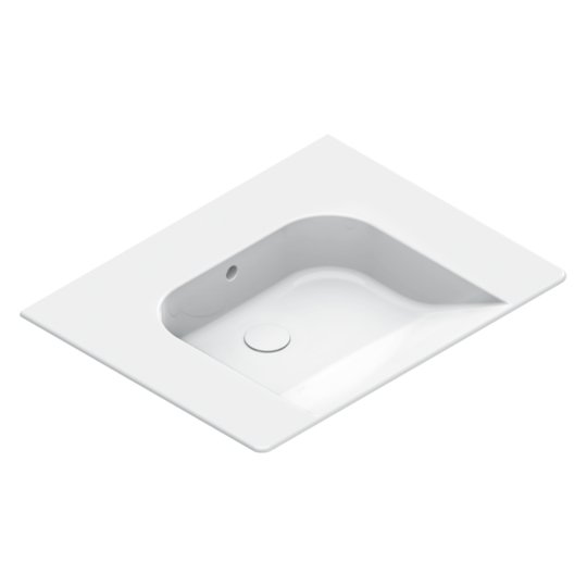 Керамическая раковина 70х55 см Catalano Comfort, Bianco lucido (09 2070 0001) Подвесные Прямоугольные