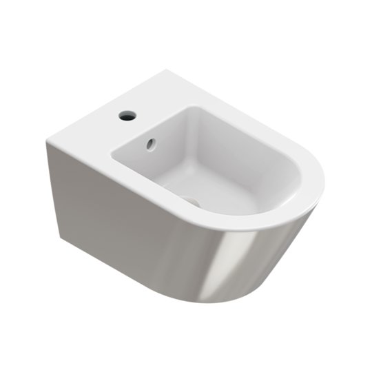Подвесное биде Catalano Zero, Argento/Bianco (01 1855 1041) Подвесные Серебро/белый