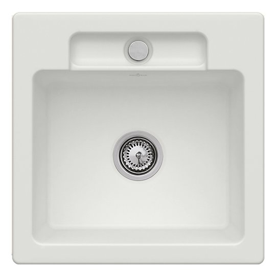Кухонна мийка 51х51 см Villeroy&amp;Boch Siluet 50 S, Steam (334501SM) Врізні зверху Квадратні 