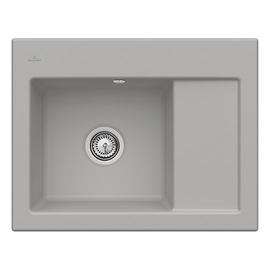 Кухонная мойка 65х51 см Villeroy&Boch Subway 45, Fossil (331201KD) Врезные сверху Прямоугольные 