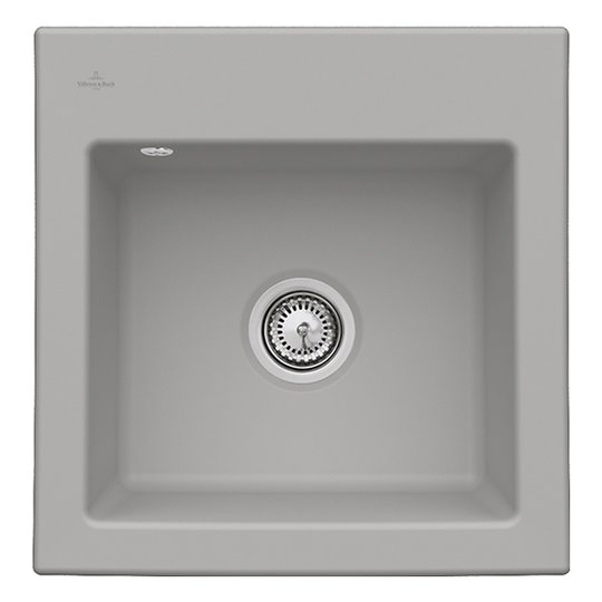 Кухонная мойка 52х51 см Villeroy&Boch Subway 50 S, Fossil (331501KD) Врезные сверху Прямоугольные 