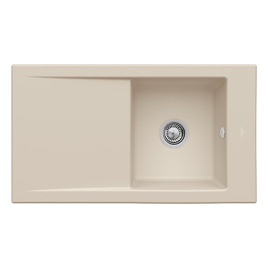Кухонная мойка 90х51 см Villeroy&Boch Timeline 50, Almond (330701AM) Врезные сверху Прямоугольные 