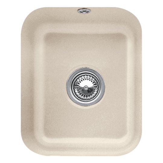 Вбудована кухонна мийка 37х43,5 см Villeroy&amp;Boch Cisterna 45, Almond (670401AM) Під стільницю Прямокутні 