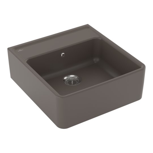 Кухонна мийка 59,5х63 см Villeroy&amp;Boch Single-bowl sink, Timber (632061TR) Врізні, Накладні Прямокутні 