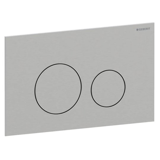 Клавиша смыва Geberit Sigma40, сталь матовая (115.628.FW.1) Механическая Для унитазов Механическая