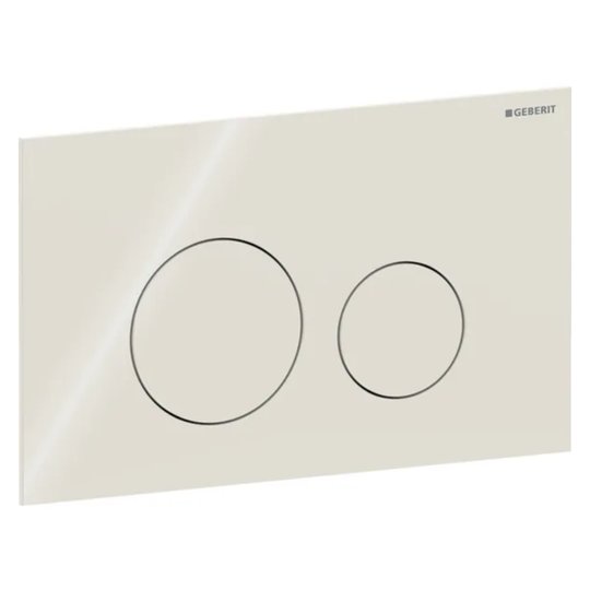 Клавиша смыва Geberit Sigma40, песочно-серый (115.628.JL.1) Механическая Для унитазов Механическая