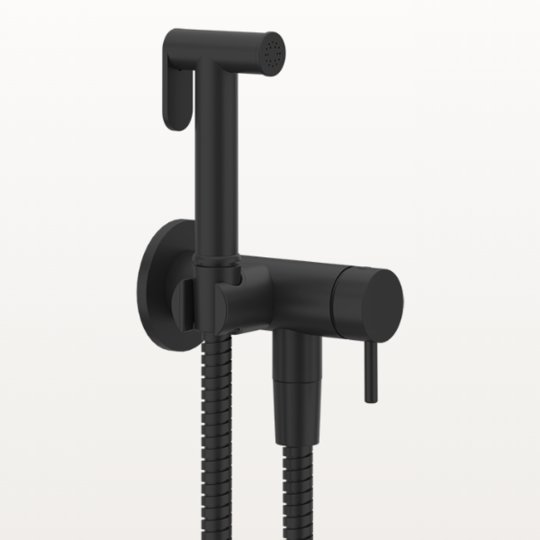 Гігієнічний душ Gessi Ventaglio, Matte Black (45130-299) Гігієнічні душі Чорний матовий
