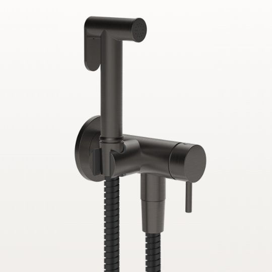 Гігієнічний душ Gessi Ventaglio, Black Metal Br. PVD (45130-707) Гігієнічні душі Черный металлик матовый, Черный металлик матовый PVD
