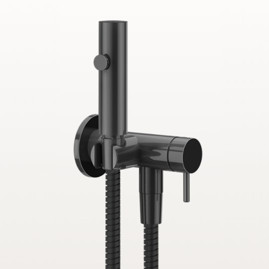 Гигиенический душ Gessi Origini, Black Metal PVD (45131-706) Гигиенические души Черный металлик, Черный металлик PVD