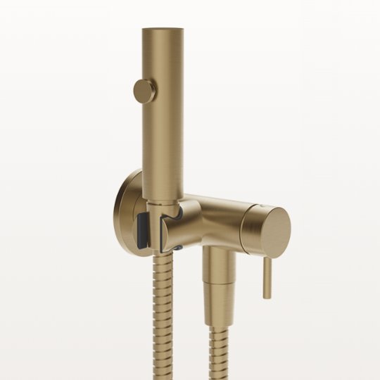 Гигиенический душ Gessi Origini, Warm Bronze Br. PVD (45131-726) Гигиенические души Бронза матовая, Бронза PVD, Матовая бронза PVD