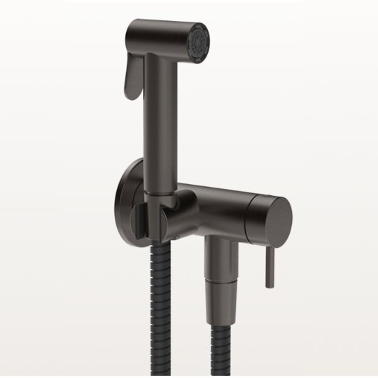 Гигиенический душ Gessi Origini, Black Metal Br. PVD (45227-707) Гигиенические души Черный матовый металлик
