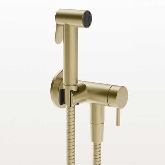 Гигиенический душ Gessi Origini, Brass Brushed PVD (45227-727) Гигиенические души Латунь, Латунь PVD