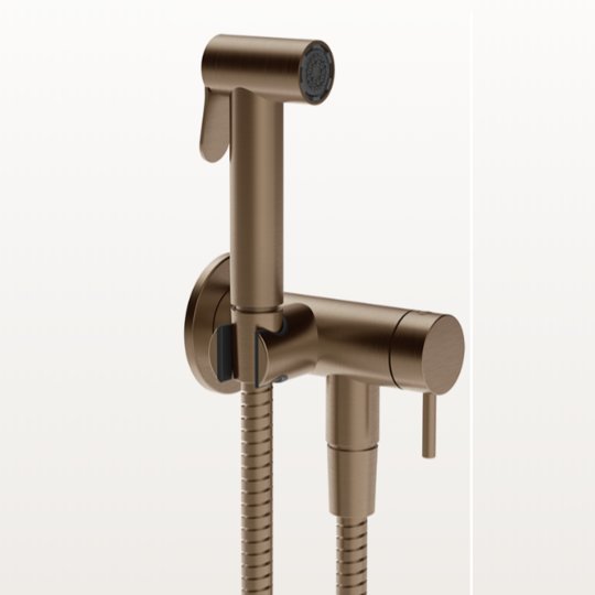 Гигиенический душ Gessi Origini, Coffee Bronze Br. PVD (45227-761) Гигиенические души Кофейная бронза PVD