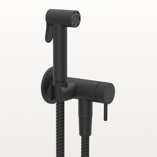 Гигиенический душ Gessi Ventaglio, Matte Black (45230-299) Гигиенические души Черный матовый