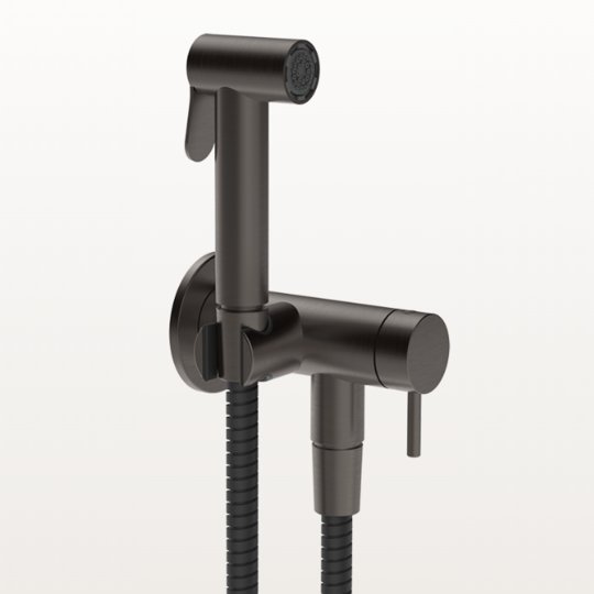 Гигиенический душ Gessi Ventaglio, Black Metal Br. PVD (45230-707) Гигиенические души Черный металлик матовый, Черный металлик матовый PVD