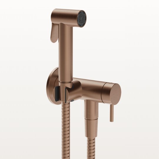 Гигиенический душ Gessi Ventaglio, Copper Br. PVD (45230-708) Гигиенические души Матовая медь PVD, Медь матовая