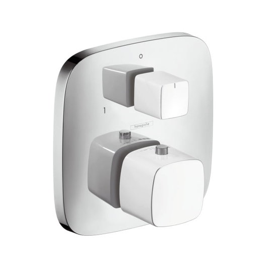 Термостат Hansgrohe PuraVida (15771400) Для ванни, Для душа Хром-білий