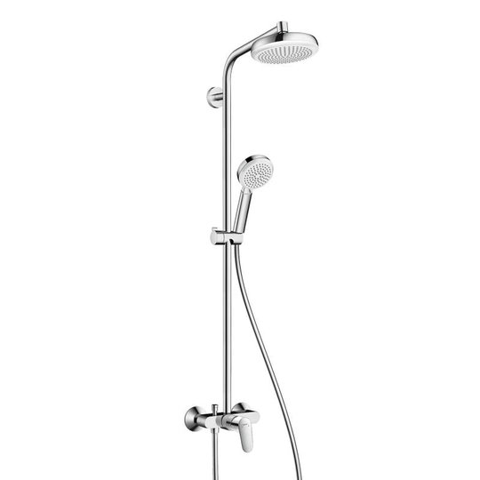 Душова стійка Hansgrohe Crometta 160 (27266400) Душові стійки Хром-білий
