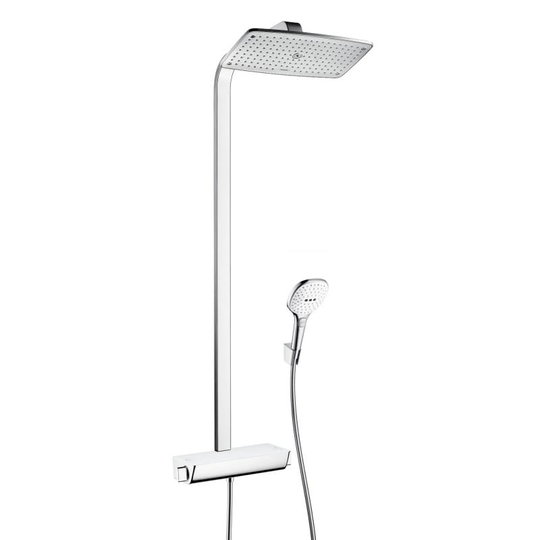 Душова стійка Hansgrohe Raindance Select E 360 Showerpipe EcoSmart (27286400) Душові стійки Хром-білий