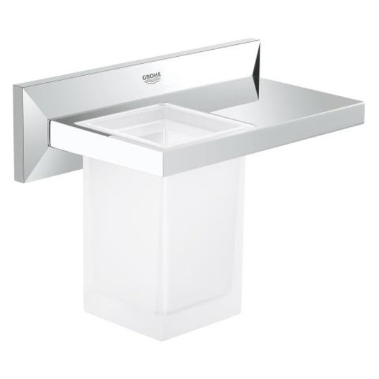 Поличка зі склянкою для зубних щіток Grohe Allure Brilliant (40503000) Склянки для зубних щіток Grohe