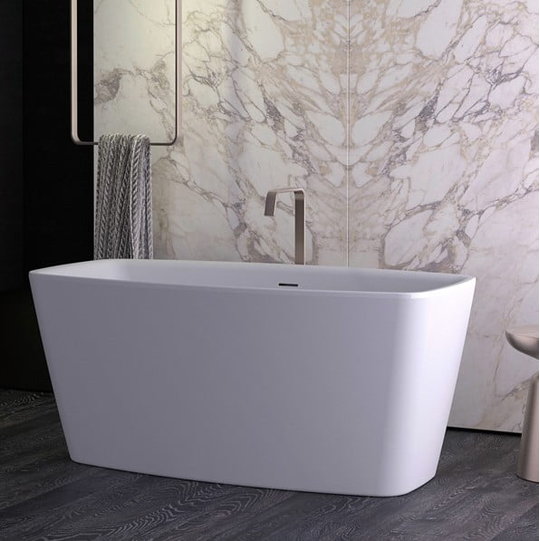 Ванна акрилова Knief Cube XS 155 * 80 см (0100-254) Knief Прямокутні