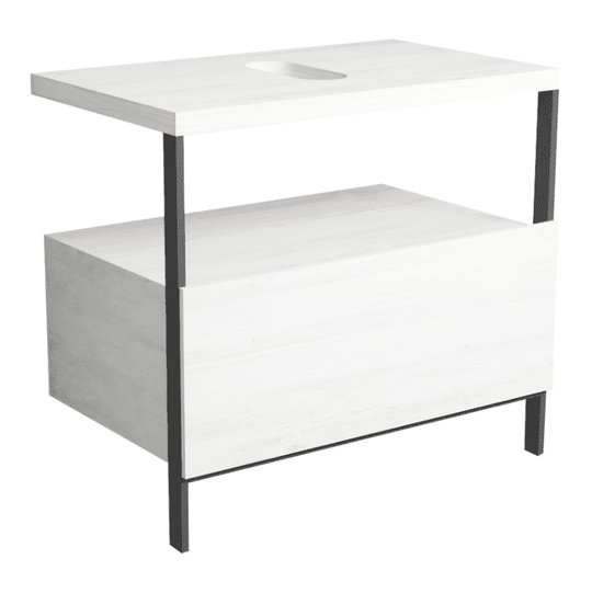Консоль металлическая с полками 83 см Simas WAVE, white (WAM 4) Simas Консоль