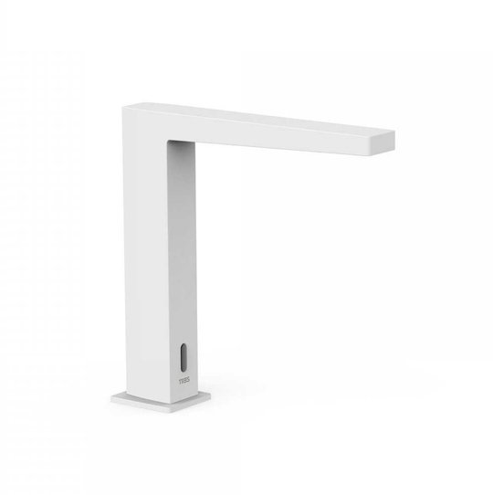 Электронный смеситель для раковины Tres Slim Exclusive SLIM-TRES, белый матовый (20261302BM) Для раковины Белый матовый