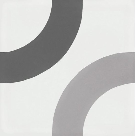 Плитка Wow Cement Loop Decor Grey 18.5 * 18.5 (107210) Для кухні, Для громадських приміщень, Для житлових приміщень, Для ванної