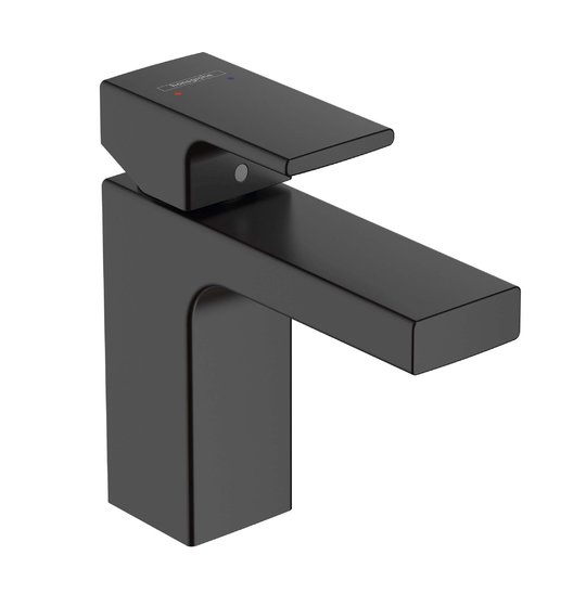 Смеситель для раковины Hansgrohe Vernis Shape 100, черный матовый (71561670) Для раковины Черный матовый