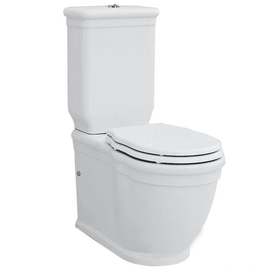 Унітаз-компакт Artceram Hermitage, white glossy (HEV006 01; 00) Підлогові Без бачка (окремо)