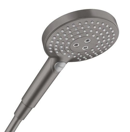 Ручний душ Hansgrohe Raindance Select S 120 3jet Brushed Black Chrome (26530340) Ручні душі (лійки) Чорний