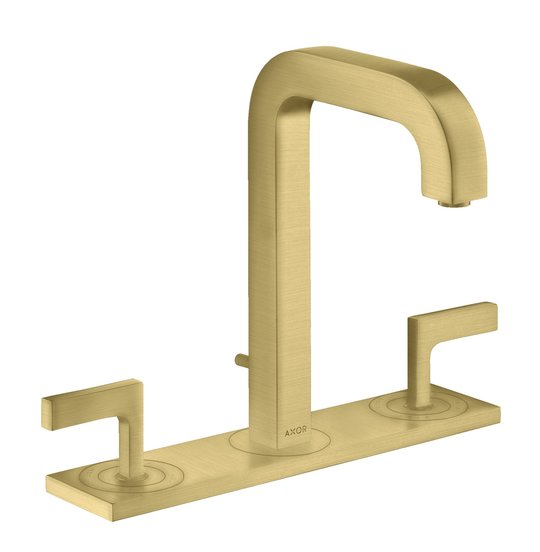 Смеситель для раковины Axor Citterio, Brushed Brass (39136950) Для раковины Латунь