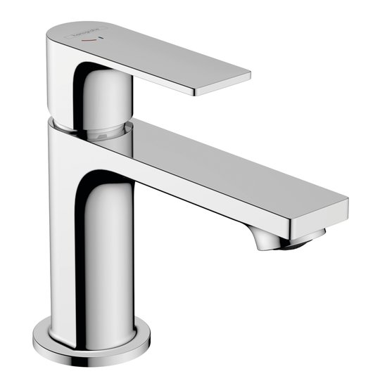 Змішувач для раковини Hansgrohe Rebris Е CoolStart EcoSmart+, хром (72587000) Для раковини Хром
