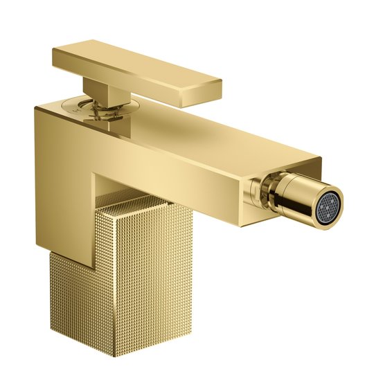 Змішувач для біде Axor Edge diamond cut, Polished Gold Optic (46211990) Для біде Золото