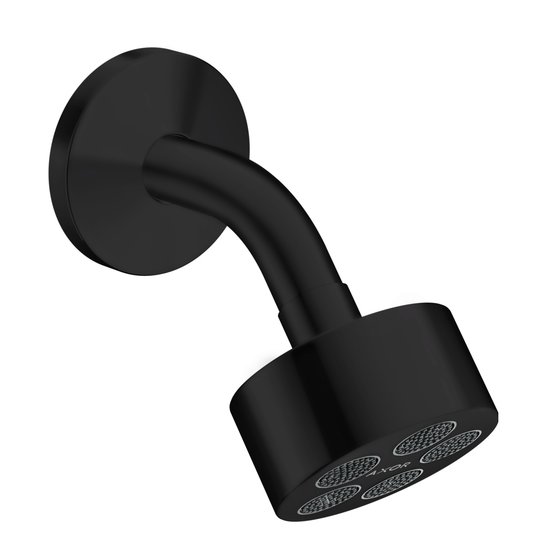 Верхний душ Axor One 75 мм 1jet EcoSmart, Matt Black (48490670) Верхние души Черный, Черный матовый