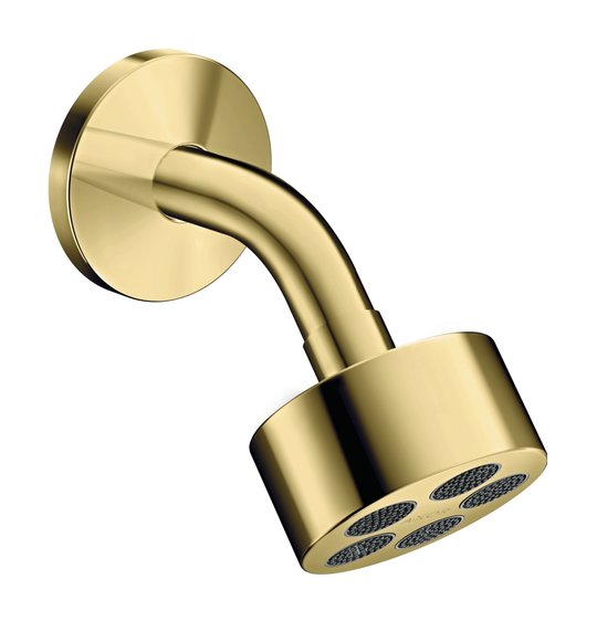 Верхній душ Axor One 75 мм 1jet EcoSmart, Polished Brass (48490930) Верхні душі Латунь