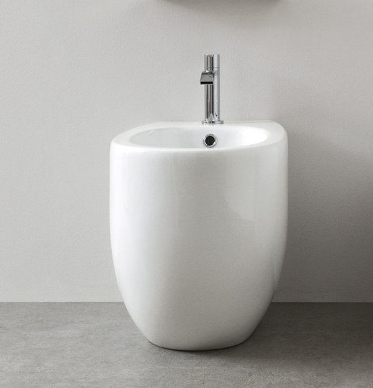 Напольное биде NIC Design Milk, белый глянцевый (004 280.001) Напольные Белый