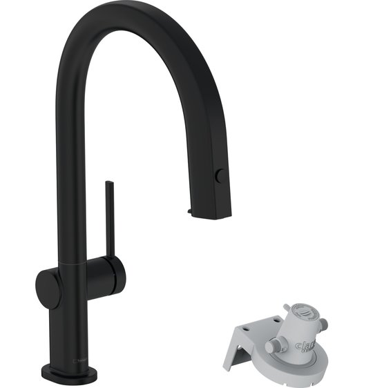 Смеситель для кухни Hansgrohe Aqittura M91 FilterSystem 210, черный матовый (76826670) Для кухни Черный, Черный матовый