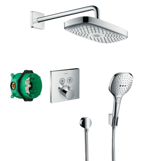 Душовий комплект Hansgrohe Raindance Select E (27296000) Душові комплекти (системи) Хром