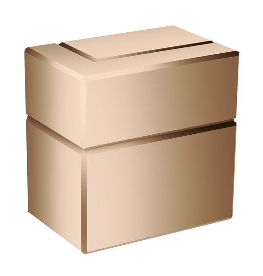 Вентиль для скрытого монтажа Axor Edge, Polished Red Gold (46770300) Axor Коллекция Edge Для ванны, Для раковины