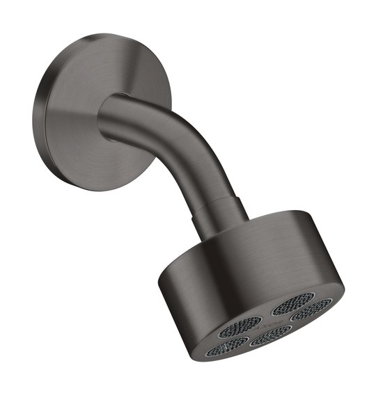Верхний душ Axor One 75 мм 1jet EcoSmart, Brushed Black Chrome (48490340) Верхние души Хром-черный