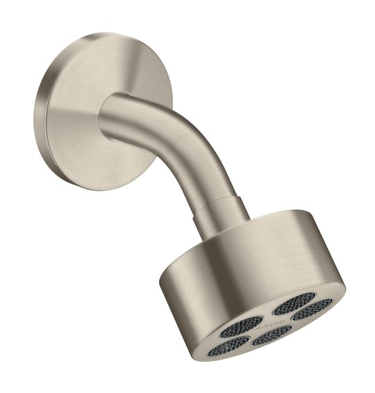 Верхний душ Axor One 75 мм 1jet EcoSmart, Brushed Nickel (48490820) Верхние души Никель