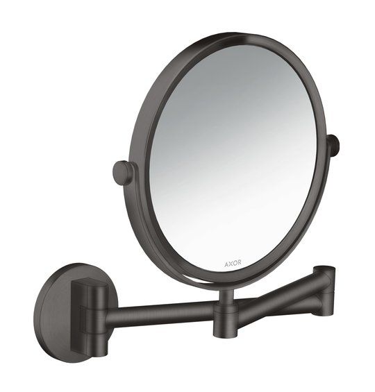 Косметическое зеркало Axor Universal Circular, Brushed Black Chrome (42849340) Косметические зеркала Axor